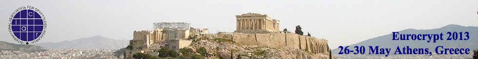 EUROCRYPT 2013 in Athens