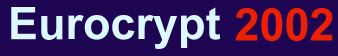 Eurocrypt 2002 home page