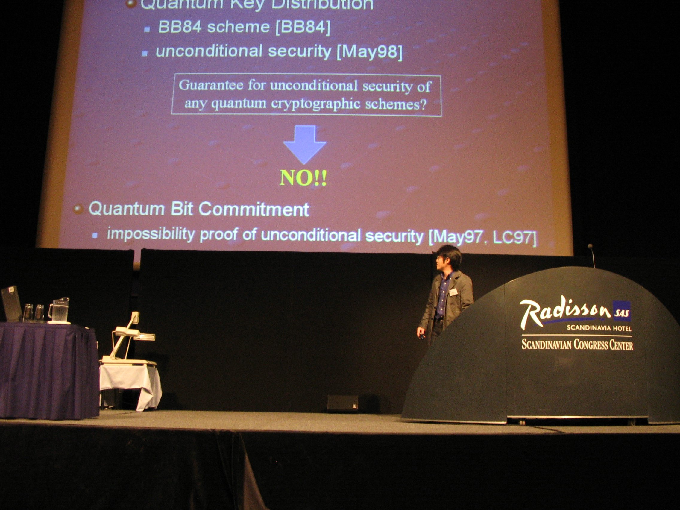 Picture from EuroCrypt 05