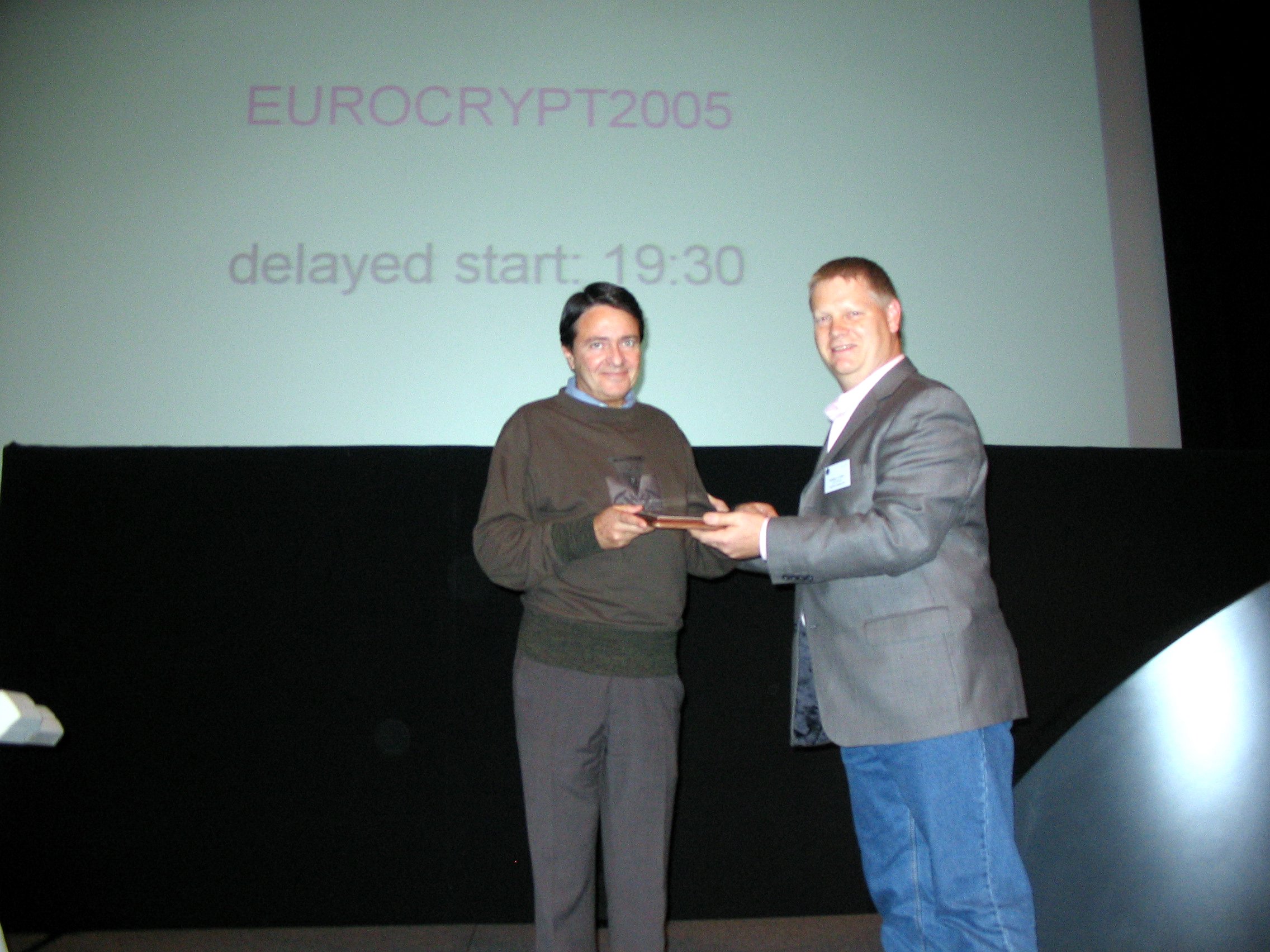 Picture from EuroCrypt 05