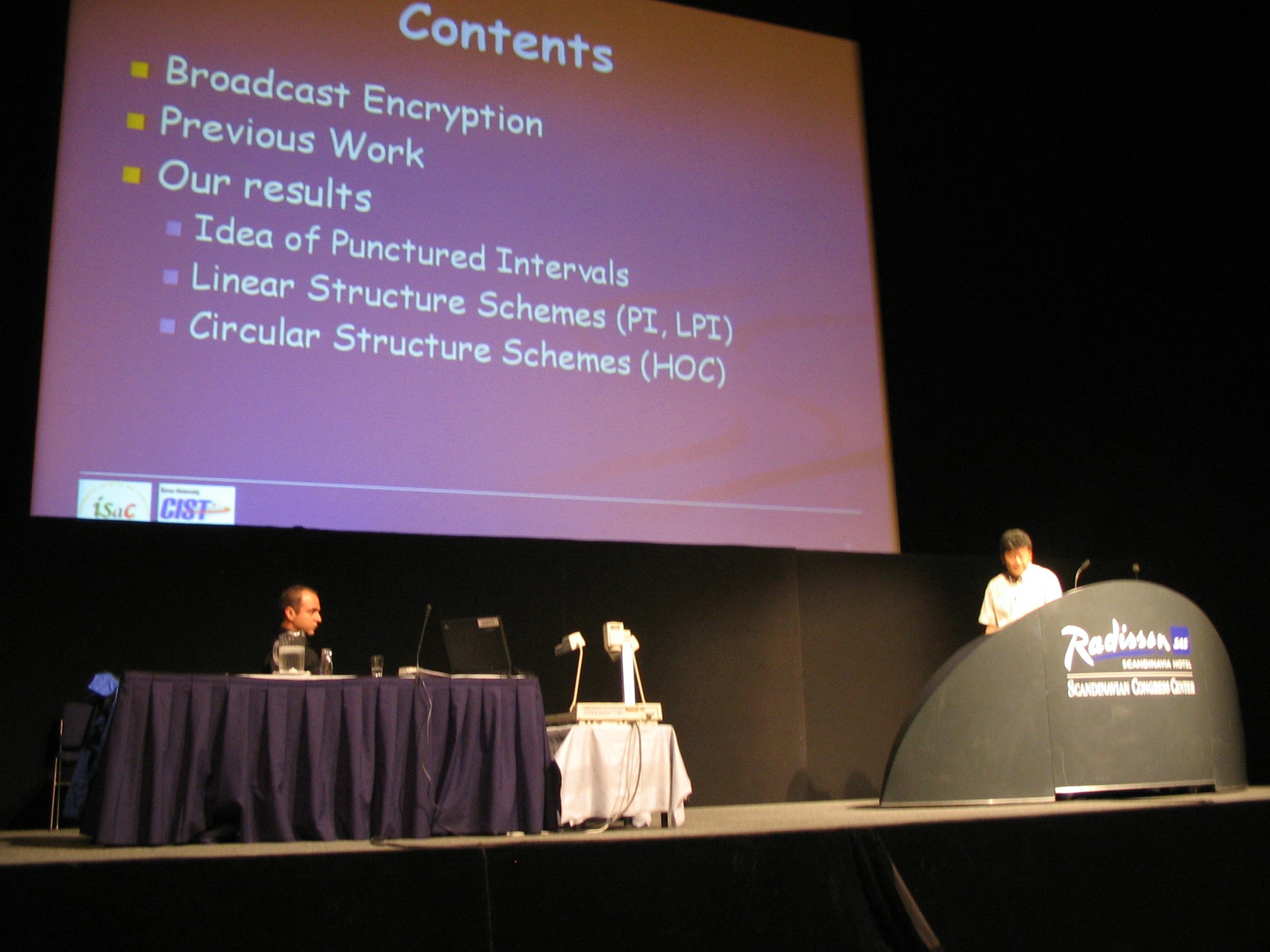 Picture from EuroCrypt 05