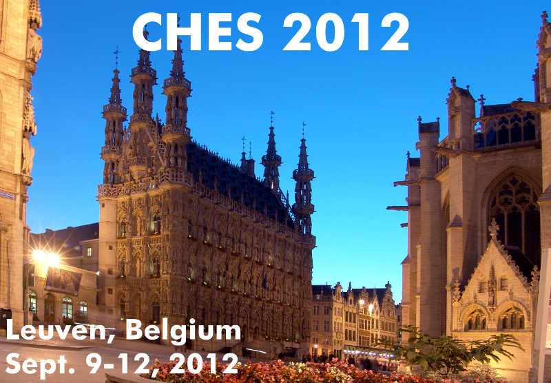 CHES 2012 Leuven, Belgium